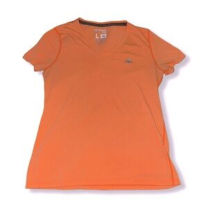 Adidas Large Orange Climalite Short Sleeve Ultimate Tee T-Shirt